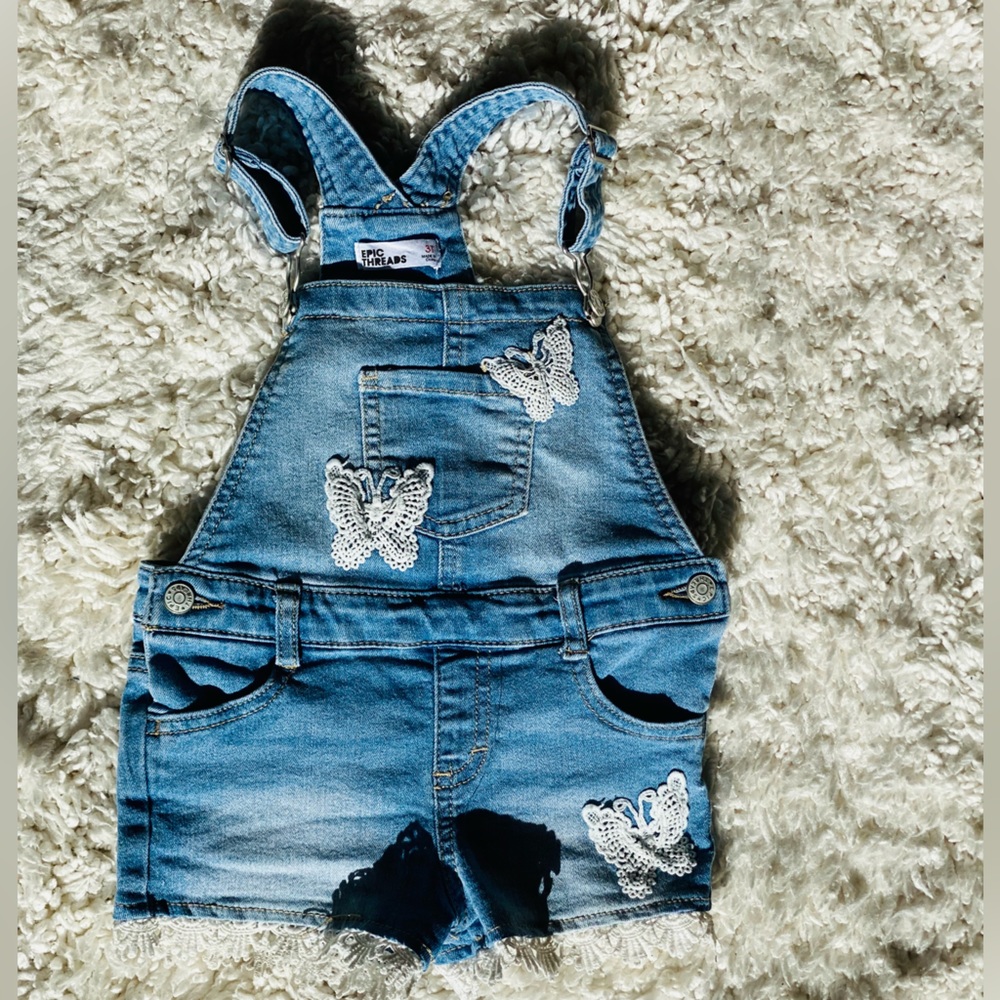 Overall denim